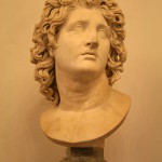 Александр Македонский или Александр Великий (356 г. - 326 г. до н.э.). Бюст в Капиталийском музее (Рим).